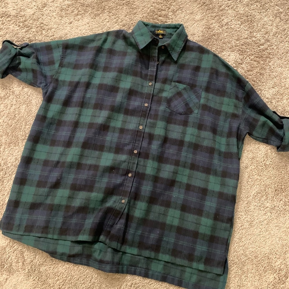 Oversized Plaid boyfriend dress